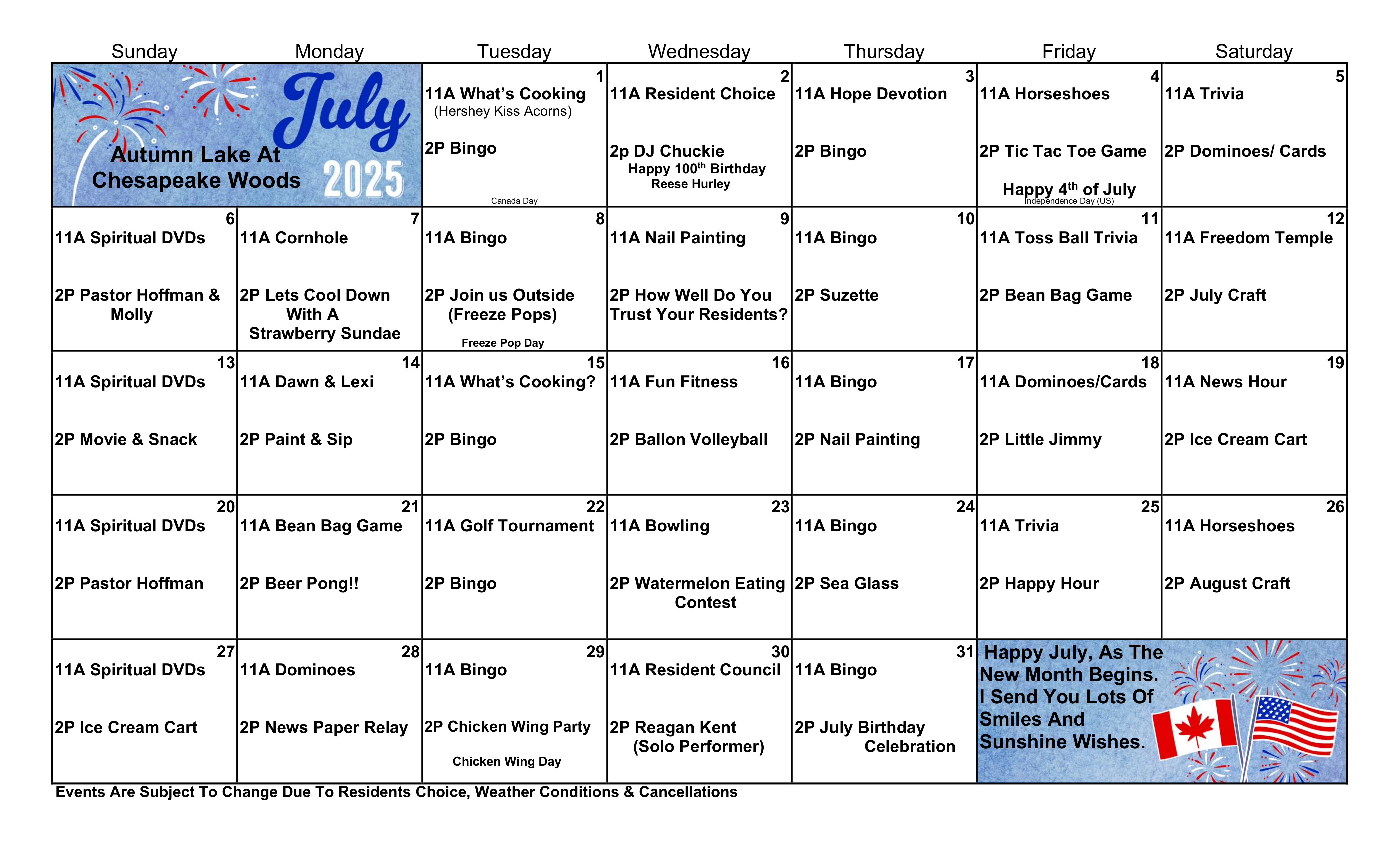 calendar